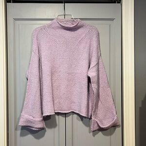 Anthropologie Lavender Alpaca Blend Sweater